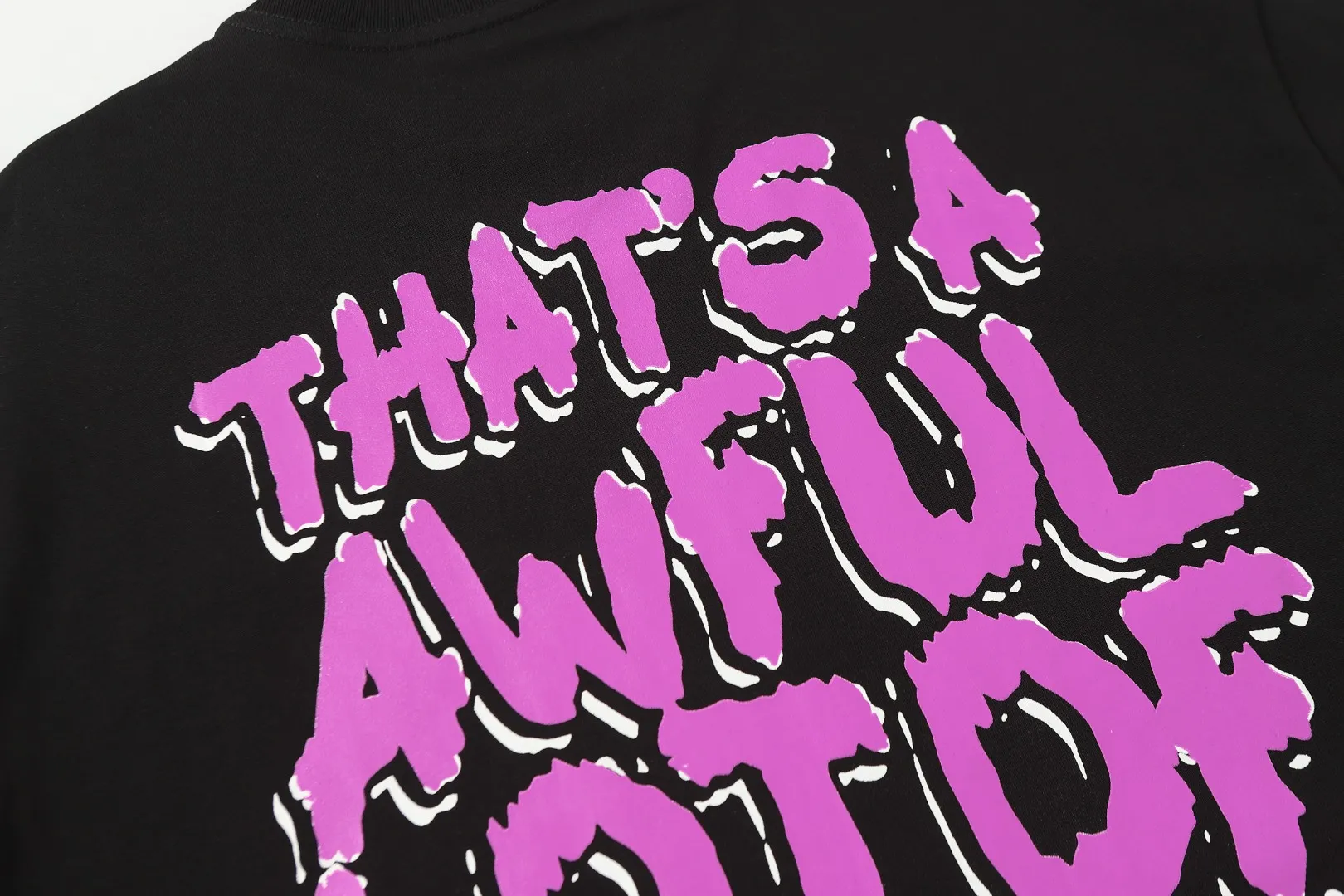# Black ｜ THAT'S A AWFUL LOT OF COUGH SYRUP In Stock T （fabric):32 Sizes（size）：S-M L X L （colour）： Black